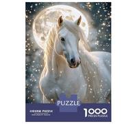 Rompecabezas De 1000 Piezas para Adolescentes Moonlit Mare Majesty Rompecabezas para Adultos Juego De Ingenio Una Obra De Arte Gran Regalo para Jugar 38x26cm/1000pcs