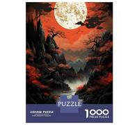 Rompecabezas De 1000 Piezas para Adolescentes Moonlit Mountain Stream Rompecabezas para Adolescentes Juegos Relajantes Decoración Perfecta Regalos De Cumpleaños Y Únicos 70x50cm/1000pcs