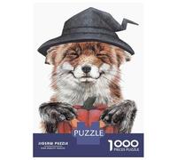 Rompecabezas De 1000 Piezas para Adolescentes Morning Fox Halloween Rompecabezas para Adultos Juegos Relajantes Corte De Precisión Cumpleaños 52x38cm/1000pcs