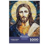Rompecabezas De 1000 Piezas para Adolescentes Mosaic Jesus Portrait(4) Rompecabezas para Adultos Juegos De Relajación Ensamblaje De Patrones Diversión En Casa Actividades, 52x38cm/1000pcs