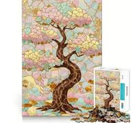 Rompecabezas de 1000 Piezas para Adolescentes,Mosaico de árbol de Caramelos,decoración de articulaciones ordenadas,Juguete para ejercitar la Mente,Juego para Relajarse,Regalo Divertido de Navidad