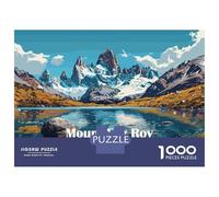 Rompecabezas De 1000 Piezas para Adolescentes Mount Fitz Roy Landscape Rompecabezas para Adultos Juego Práctico Ensamblaje De Patrones Regalo De Cumpleaños, Regalos, 52x38cm/1000pcs