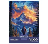 Rompecabezas De 1000 Piezas para Adolescentes Mountain Hiking Vintage Rompecabezas para Adultos Juegos Familiares Difícil Difícil Cumpleaños Y Navidad 38x26cm/1000pcs