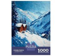 Rompecabezas De 1000 Piezas para Adolescentes Mountain Retreat Rompecabezas para Adultos Juegos Divertidos Decoración Ayuda A Ejercitar El Cerebro 52x38cm/1000pcs