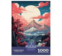 Rompecabezas De 1000 Piezas para Adolescentes Mountain Serenity at Sunset Rompecabezas para Adultos Juguetes DIY Desafío Difícil Regalos para Amigos Y Familiares 52x38cm/1000pcs