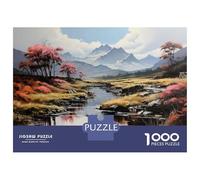 Rompecabezas De 1000 Piezas para Adolescentes Mountain Serenity Reflections Rompecabezas para Adultos Juego Práctico Regalos para Mujeres Regalos para Amigos Y Familiares 52x38cm/1000pcs