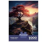 Rompecabezas De 1000 Piezas para Adolescentes Mountain Serenity Sunset Scene Rompecabezas para Adultos Juego De Ingenio Desafío Difícil Cumpleaños 70x50cm/1000pcs