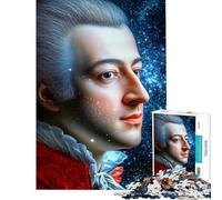 Rompecabezas de 1000 Piezas para Adolescentes Mozart con Estrellas Divertido Juego de Rompecabezas Decoración Perfecta Regalo Ideal para Toda la Familia (tamaño 50x75cm)