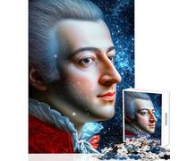 Rompecabezas de 1000 Piezas para Adolescentes Mozart con Estrellas Juego práctico decoración Juguete Educativo Entrena tu Cerebro y Tus Manos (38x26cm)