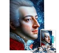 Rompecabezas de 1000 Piezas para Adolescentes Mozart con Estrellas Rompecabezas para Adultos Juegos relajantes desafío difícil cumpleaños (tamaño 38x26cm)