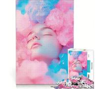 Rompecabezas de 1000 Piezas para Adolescentes Mujer en un sueño de Cristal Juegos Familiares Actividades Divertidas en casa colección de Artistas Bellas Artes 38x26cm