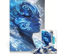Rompecabezas de 1000 Piezas para Adolescentes Mujer espíritu del Agua Juego práctico desafío difícil colección de Artistas Bellas Artes 50x75cm