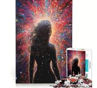 Rompecabezas de 1000 Piezas para Adolescentes Mujer Frente a una explosión cósmica Juego práctico Divertido y con Humor Regalo Ideal para Amigos y Familiares 38x52cm