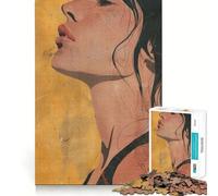 Rompecabezas de 1000 Piezas para Adolescentes,Mujeres,Belleza,Corte Limpio,decoración,Juguete para ejercitar el Cerebro,Juego de Paz,diversión, (50x75cm)