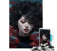 Rompecabezas de 1000 Piezas para Adolescentes Mujeres japonesas Juguetes educativos Juegos educativos Regalos de cumpleaños patrón de Montaje (tamaño 38x26cm)