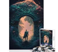 Rompecabezas de 1000 Piezas para Adolescentes Mundos místicos fantasía Juguete decoración de Pared Regalos para Mujeres y Hombres Juego Educativo Mejora el Amor Entre Parejas tamaño 50x75cm