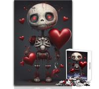 Rompecabezas de 1000 Piezas para Adolescentes, muñeco vudú, Romance, Juegos educativos, Corte de precisión, Juguetes antiestrés, tamaño 38x52cm