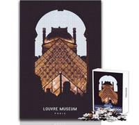 Rompecabezas de 1000 Piezas para Adolescentes, Museo del Louvre, Juego desafiante, Juguetes, decoración del hogar, Regalos de Amigo Secreto, tamaño 38x52cm