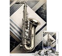 Rompecabezas de 1000 Piezas para Adolescentes música Retro ritmos decoración del hogar Juguetes Regalo de cumpleaños Juego práctico interacción Entre Padres e Hijos tamaño 38x52cm
