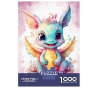 Rompecabezas De 1000 Piezas para Adolescentes My Little Dragon Friend Rompecabezas para Adultos Juegos De Relajación Desafío Difícil Desafío Educativo 52x38cm/1000pcs