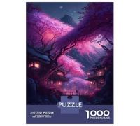 Rompecabezas De 1000 Piezas para Adolescentes Mystic Japanese Village Rompecabezas para Adultos Juego De Ingenio Una Obra De Arte Regalos para Amigos Y Familiares 52x38cm/1000pcs