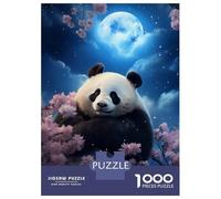 Rompecabezas De 1000 Piezas para Adolescentes Mystic Panda Rompecabezas para Adolescentes Juego De Ingenio Una Obra De Arte Diversión En Casa Actividades, 38x26cm/1000pcs