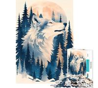 Rompecabezas de 1000 Piezas para Adolescentes Mystic Timber Guardian Juego desafiante Juguetes educativos Una Obra de Arte Excelentes Regalos y Juguetes (tamaño 75x50cm)