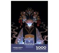 Rompecabezas De 1000 Piezas para Adolescentes Mystical Asian Princess Rompecabezas para Adultos Juego De Ingenio Análisis Y Lógica Actividades Divertidas En Casa, 38x26cm/1000pcs