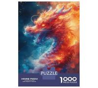 Rompecabezas De 1000 Piezas para Adolescentes Mystical Chinese Dragon Rompecabezas para Adultos Juegos Familiares Mejora La Memoria Cumpleaños Y Navidad 52x38cm/1000pcs