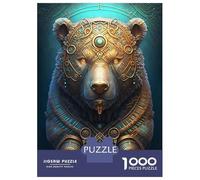 Rompecabezas De 1000 Piezas para Adolescentes Mystical Cosmic Bear Rompecabezas para Adultos Juego Práctico Pero Divertido Y Humorístico para Cumpleaños, Navidad 70x50cm/1000pcs