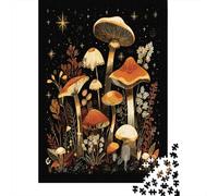Rompecabezas De 1000 Piezas para Adolescentes Mystical Mushroom Garden Rompecabezas para Adultos Juegos Familiares Mejora La Memoria Cumpleaños Y Navidad 70x50cm/1000pcs