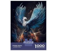 Rompecabezas De 1000 Piezas para Adolescentes Mystical Phoenix Bird Rompecabezas para Adultos Decoración De Pared De Juguete Mejora La Memoria Regalos Y Cumpleaños Únicos 52x38cm/1000pcs