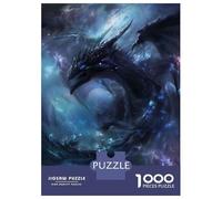 Rompecabezas De 1000 Piezas para Adolescentes Mystical Space Dragon Rompecabezas para Adultos Juegos Familiares Mejora La Memoria Cumpleaños Y Navidad 52x38cm/1000pcs