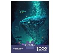 Rompecabezas De 1000 Piezas para Adolescentes Mystical Worlds Ocean Rompecabezas para Adultos Juego Práctico Pero Divertido Y Humorístico Regalos para Reducir El Estrés 52x38cm/1000pcs