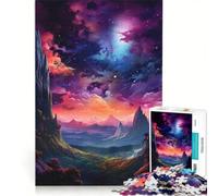 Rompecabezas de 1000 Piezas para Adolescentes Naturaleza y Galaxia Asombrosa decoración de Pared Ideal para Pasar el Tiempo en casa Durante Las Vacaciones y para Fortalecer el Amor en Pareja 50x75cm