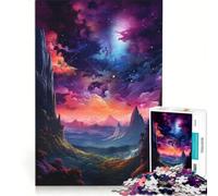 Rompecabezas de 1000 Piezas para Adolescentes Naturaleza y Galaxia Asombrosa Juegos educativos diversión Familiar Regalos para Amigos y Familiares 38x52cm