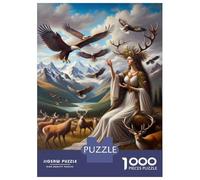 Rompecabezas De 1000 Piezas para Adolescentes Nature's Queen A Mystical Artwork Rompecabezas para Adultos Juego De Ingenio Desafío Difícil Cumpleaños 52x38cm/1000pcs