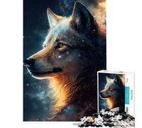 Rompecabezas de 1000 Piezas para Adolescentes Nebula Lupus Juegos relajantes Juguetes adictivos para Cultivar la Paciencia Ideas de Regalos Aprendizaje Educativo (Tamaño 38x26cm)