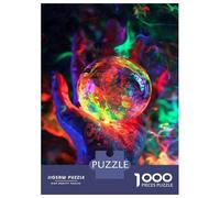Rompecabezas De 1000 Piezas para Adolescentes Neon Glow Party Supplies Rompecabezas para Adultos Juego Familiar Análisis Y Lógica Actividades Divertidas En Casa 38x26cm/1000pcs