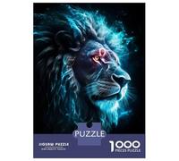 Rompecabezas De 1000 Piezas para Adolescentes Neon Lion Nebulae Rompecabezas para Adultos Juegos Familiares Vacaciones En Casa Matar El Tiempo Difícil Y Desafiante 70x50cm/1000pcs