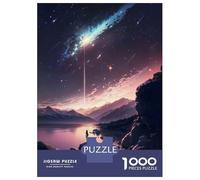 Rompecabezas De 1000 Piezas para Adolescentes Neon Northern Lights Rompecabezas para Adultos Juguetes Antiestrés Regalos De Desafío Difícil para Amigos Y Familiares 70x50cm/1000pcs