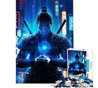 Rompecabezas de 1000 Piezas para Adolescentes Neon Shinobi Rompecabezas Educativo de 1000 Piezas Una Obra de Arte Juego Educativo Familiar (75x50cm)