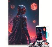 Rompecabezas de 1000 Piezas para Adolescentes Neon Space Cadet Juegos educativos Corte de precisión Gran Regalo para los Amantes de los Videojuegos 38x52cm