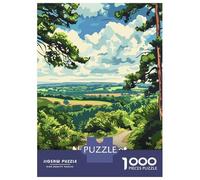 Rompecabezas De 1000 Piezas para Adolescentes New Forest England Landscape Rompecabezas para Adolescentes Juguetes Antiestrés Regalo De Cumpleaños para Cumpleaños, Navidad 52x38cm/1000pcs