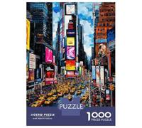 Rompecabezas De 1000 Piezas para Adolescentes New York Cityscape Art Print-2 Rompecabezas Juegos Relajantes Análisis Y Lógica Juego Desafiante Regalos 52x38cm/1000pcs