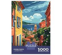 Rompecabezas De 1000 Piezas para Adolescentes Nice, France Travel Rompecabezas para Adolescentes Juegos Relajantes Difícil Regalos para Amigos Y Familiares 52x38cm/1000pcs