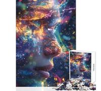 Rompecabezas de 1000 Piezas para Adolescentes niña en Abstracto cósmico Juguete Educativo Grandes Regalos y Juguetes Juegos relajantes Que ayudan a ejercitar el Cerebro tamaño 50x75cm