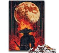 Rompecabezas de 1000 Piezas para Adolescentes Ninja bajo la Luna, Rompecabezas de 1000 Piezas, Interesante interacción Entre Padres e Hijos para Reducir el estrés (38x26cm)