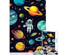 Rompecabezas de 1000 Piezas para Adolescentes niños exploradores galácticos decoración del hogar Juguetes Regalo de cumpleaños Juego de ingenio Lista de Deseos con Papá Noel tamaño 38x26cm