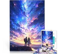Rompecabezas de 1000 Piezas para Adolescentes No estaremos Solos Matar el Tiempo en Vacaciones en casa Decoración 52x38cm